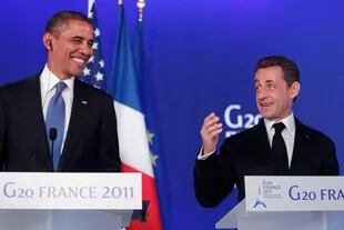 Antes de una conferencia de prensa del G20 entre los presidentes francés. Nicolas Sarkozy, y el entonces líder estadounidense, Barack Obama, los mandatarios criticaron Al primer ministro israelí Benjamin Netanyahu. 