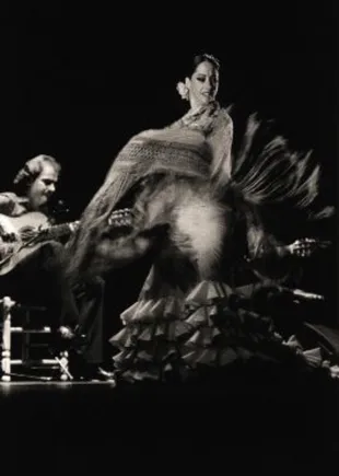 René Robert retrataba artistas de flamenco en blanco y negro