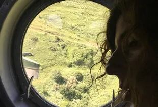 El valle fértil de la disputa, en la ventanilla del helicóptero
