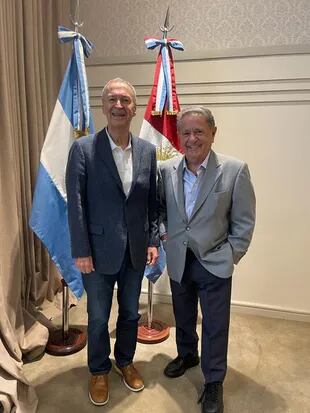 Schiaretti se reunió ayer con Duhalde en Buenos Aires.