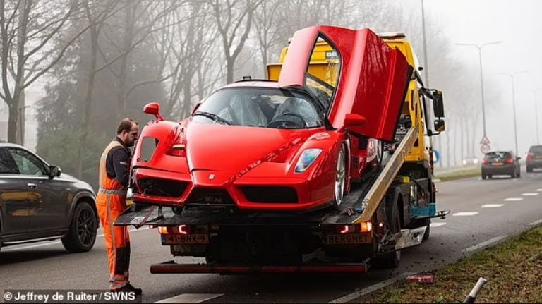 Only 400 Ferrari Enzo units were built worldwide (Photo: DailyMail)