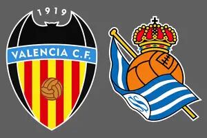 Valencia - Real Sociedad: horario y previa del partido de la Liga de España