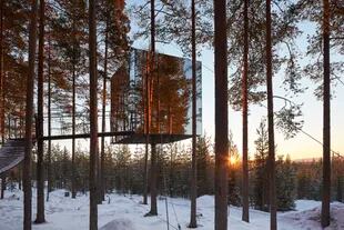 The Mirrorcube. Treehotel, en Suecia