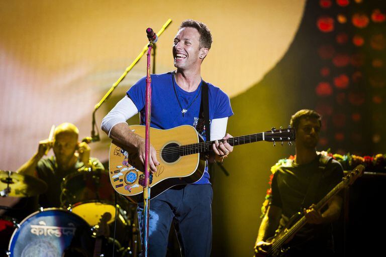 Coldplay en el Estadio Único de La Plata, en 2016