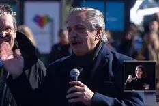 Alberto Fernández inauguró Tecnópolis con un breve saludo y un guiño a Cristina