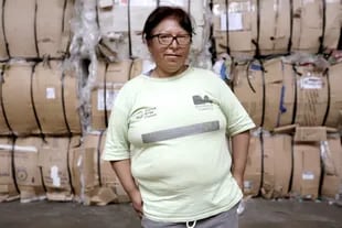 "Este trabajo es nuestra vida. La cooperativa me cambió todo", dice Hilda Díaz. Hoy tiene una casa de material, sus hijos estudian y trabajan.