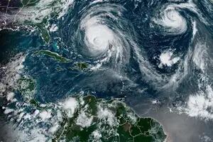 Huracán Lee, en vivo: mapa y cómo sigue su trayectoria en el Atlántico