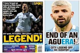 Cuando Sergio Agüero anunció su partida de Manchester City, los medios británicos recordaron la importancia que tuvo para el club ciudadano en particular y el fútbol inglés en general.