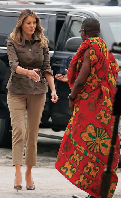Durante su segunda jornada en Ghana recorrió el castillo de Cabo Corso, un fuerte donde los esclavos esperaban en condiciones terribles antes de ser enviados a América en barco.