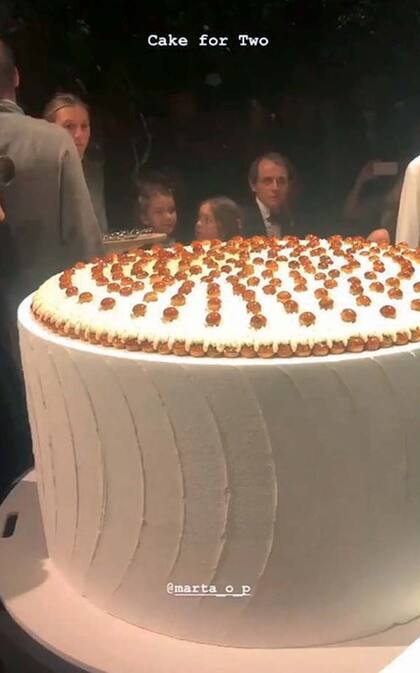 La torta de boda realizada por el francés Cédric Grolet, pastelero de Le Meurice en París. 