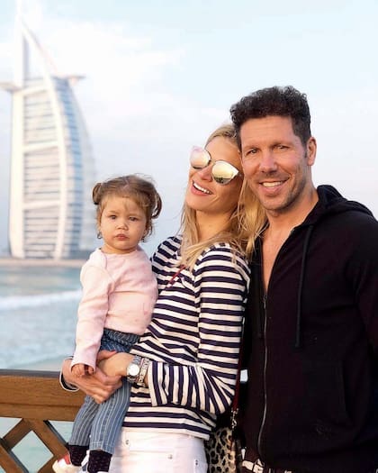 El último año nuevo, Carla, Cholo y Francesca lo celebraron en Dubái.