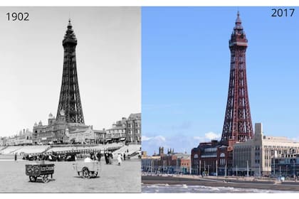Blackpool Tower,Reino Unido: intacta de 1902 al 2017