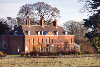 Una imagen de Anmer Hall, la casa de campo de los duques de Cambridge.