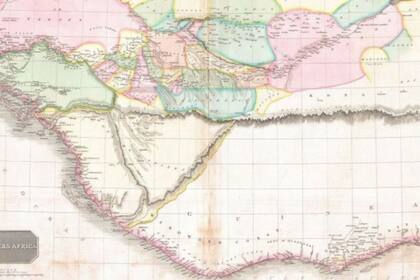 Las montañas de Kong a menudo eran representadas como una barrera casi infranqueable