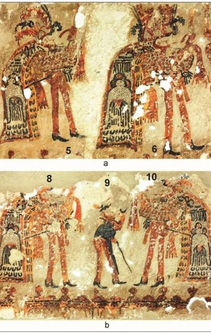 Los investigadores descubrieron que la obra de arte representan danzas ceremoniales que recrean importantes eventos históricos