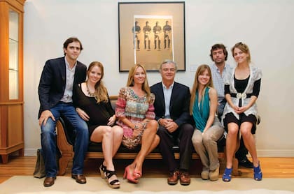 María Eugenia y Horacio Laprida, en familia
