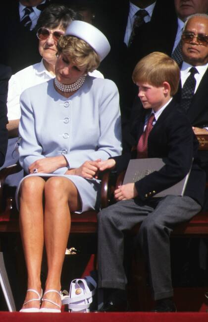 La princesa junto a Harry, en una imagen de 1995