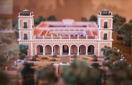 Maqueta del Palacio San José.