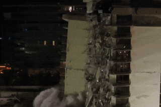 Litigio por el millonario terreno, donde solo queda un cráter inundado