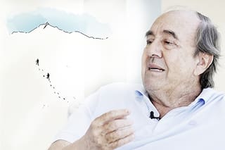 “Decidí que podía morirme caminando en la montaña, pero no iba a alimentarme de mi familia”