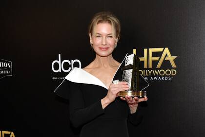 Renée Zellweger fue elegida actriz del año por su trabajo en Judy, en los Hollywood Film Awards