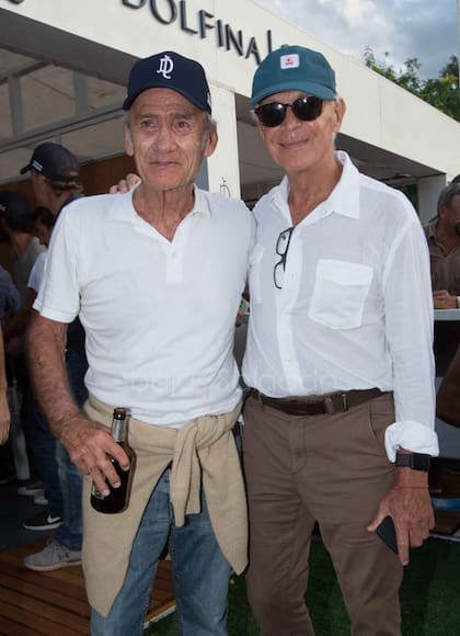 Adolfo Cambiaso y Eduardo Costantini en la final del Abierto de Polo en Palermo 