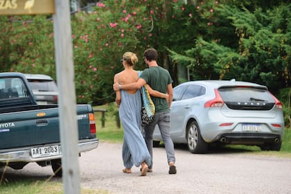 La pareja había sido sorprendida por primera vez mientras veraneaba en Punta del Este.