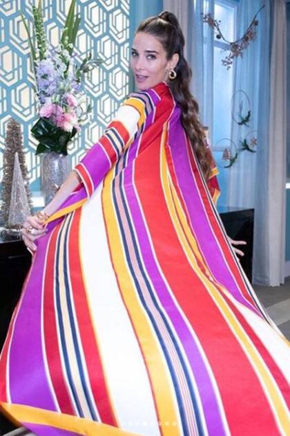 "Vestido túnica": el look de Juana Viale con el que bailó hasta el cansancio