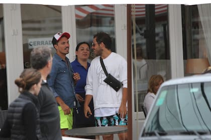 Guido Záffora y Fer Dente, divertidos por La Barra