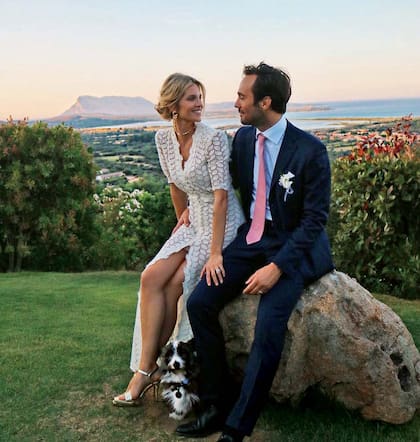 Su casamiento civil fue en junio, en Cerdeña, la tierra de su gran amor.