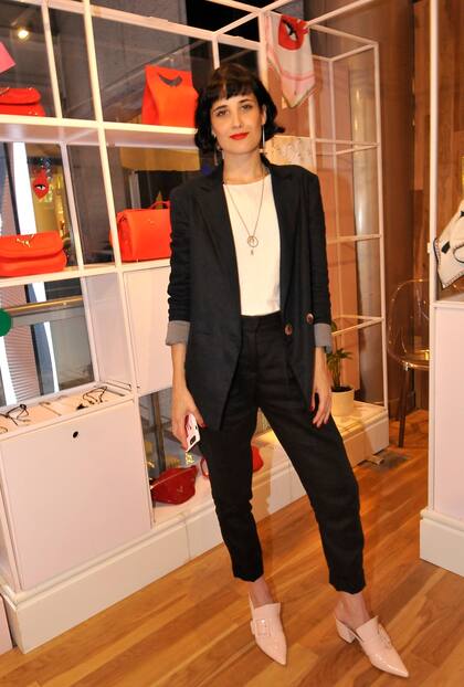 Florencia Torrente puso su ojo de diseñadora en el evento