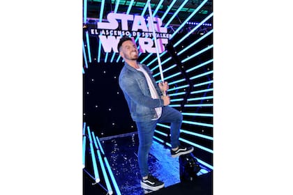 Federico Bal aprovechó todos los rincones temáticos y jugó a ser uno de los actores del film