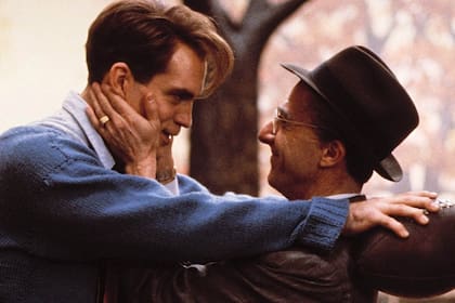 La muerte de un viajante, John Malkovic y Dustin Hoffman