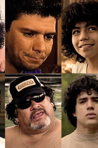 Quiénes son los nueve actores que interpretaron a Diego