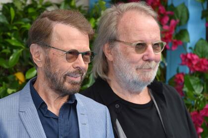 Björn Ulvaeus y Benny Andersson, músicos y compositores de las canciones de ABBA