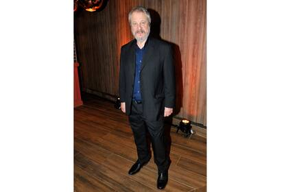 Jorge Marrale, como casi todos los hombres, eligió el clásico look de camisa, saco y pantalón de vestir