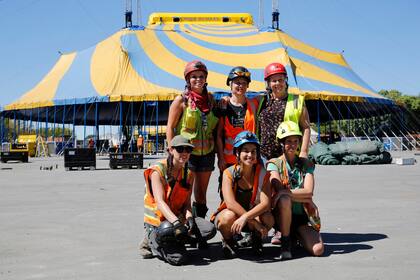 Así se montó la carpa del Cirque du Soleil en Costanera Sur