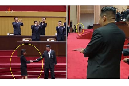 La primera aparición de la misteriosa ayudante de Kim Jong-Un, durante un evento por el 80° aniversario del nacimiento de Kim Jong Il
