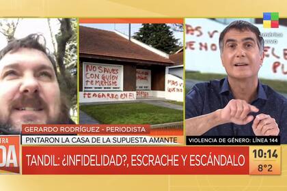 Miguel llegó la televisión: el escándalo que afecta a Tandil. Una amante, una esposa que le pinta la casa, y un abogado que desmiente ser infiel