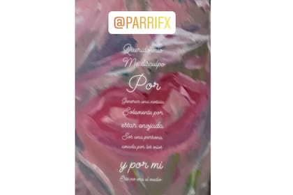 Los mensajes de Brédice dirigidos a su pareja Federico Parrilla