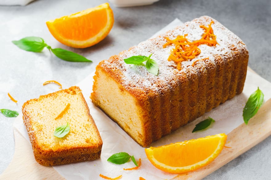 Budín de naranjas sin gluten