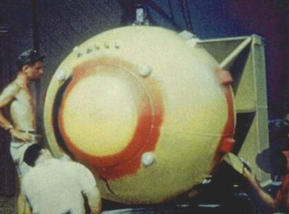 "Fat Man", la bomba originalmente destinada para Kokura, tenía el poder de 22.000 toneladas de TNT
