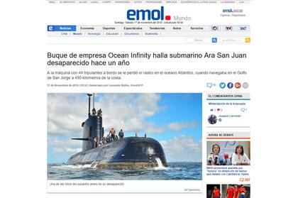 La noticia del descubrimiento del buque ocupó esta mañana las portadas de los grandes medios internacionales