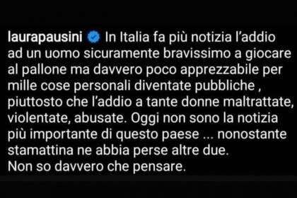 Laura Pausini calificó de "poco apreciable" a Diego Armando Maradona y estallaron las redes