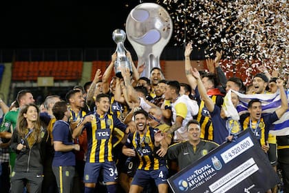 Rosario Central, campeón de la Copa Argentina. Un festejo que durará mucho tiempo.