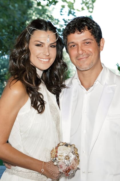 Una imagen del día de su boda en 2012.