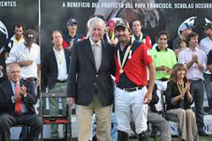 Los cracks de todos los tiempos: Juancarlitos Harriott con Adolfo Cambiaso; los únicos polistas que ganaron el Olimpia de Oro
