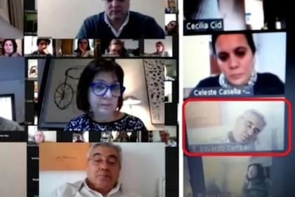 Eduardo Campana, el intendente de General Villegas, se quedó dormido mientras estaba en una videoconferencia labora