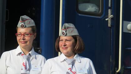 Siempre listas: las camareras del Transiberiano