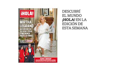 La tapa de la revista ¡Hola! Argentina de esta semana.